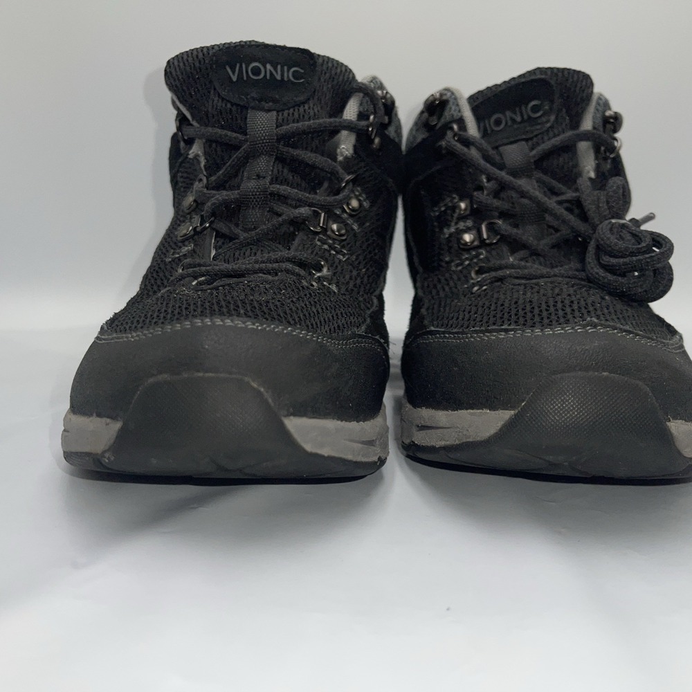 VIONIC 3105 Cypress 9168 Black Mesh Suede Performance Hiking Trail Boots W8 - Picture 5 of 11